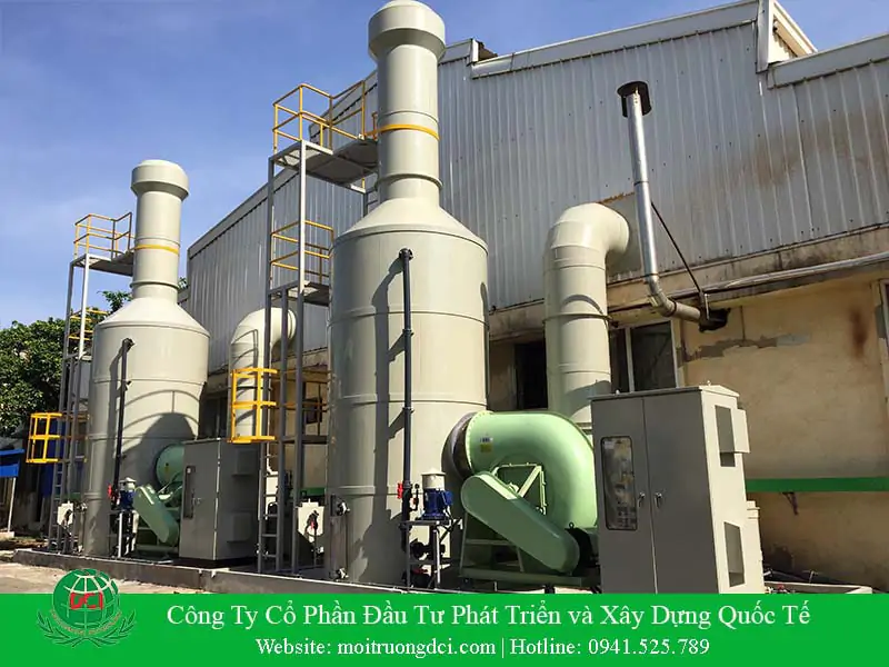 Dịch vụ xử lý khí thải - Công Ty Cổ Phần Đầu Tư Phát Triển Và Xây Dựng Quốc Tế